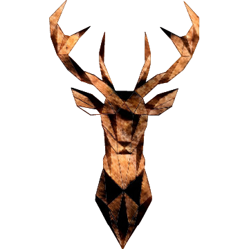 wooden deer