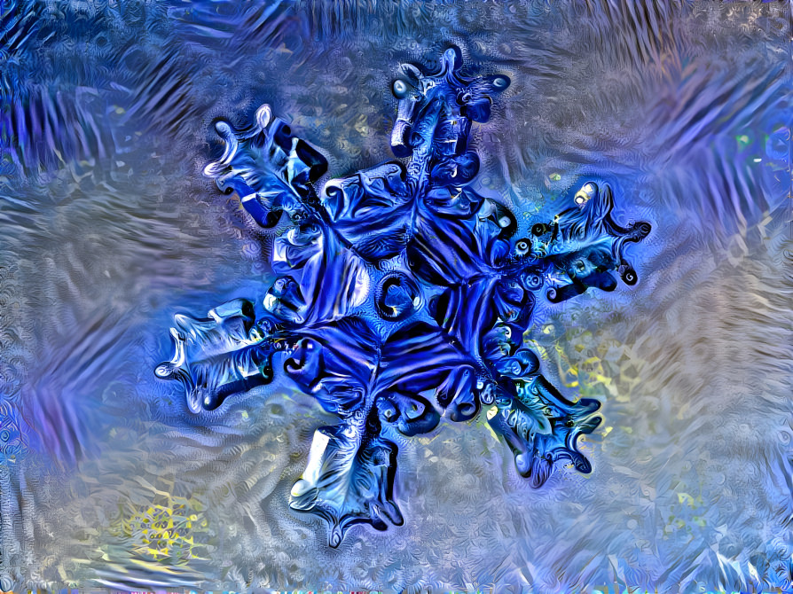 The beauty of a snowflake