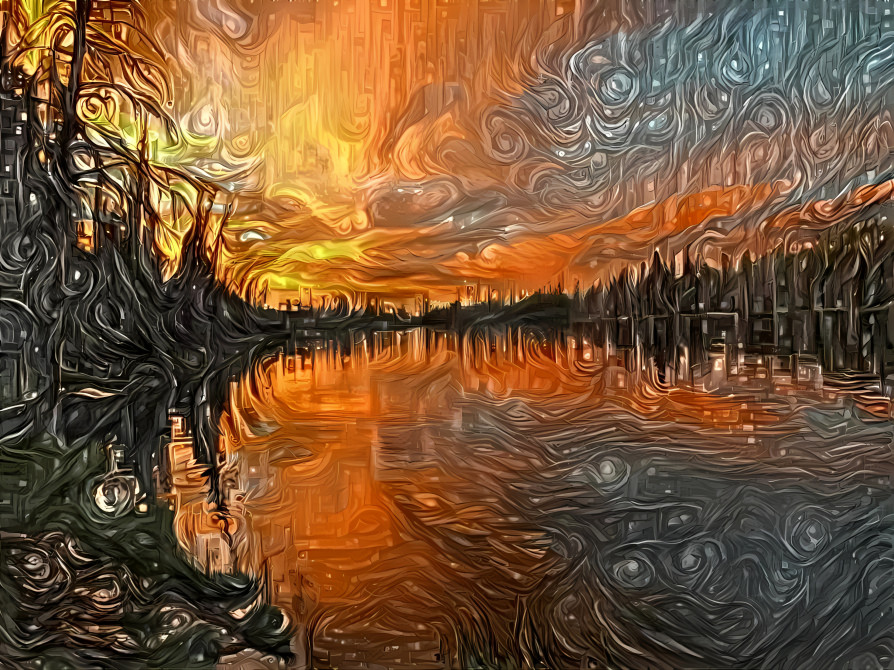 Digital sunset