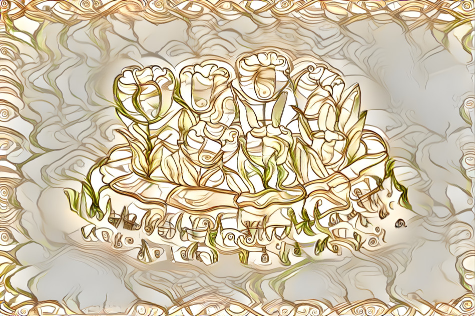 Art Nouveau Flower Bed