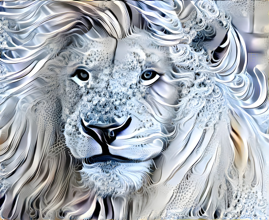 Silver lion