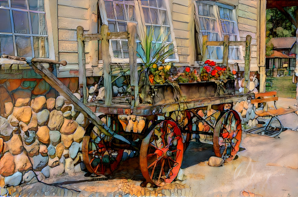 Wagon Of Flowers