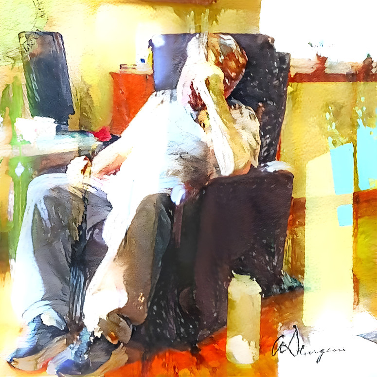 Man In A Chair (My Photo)