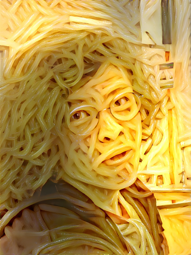 Spaghetti image of my friend.