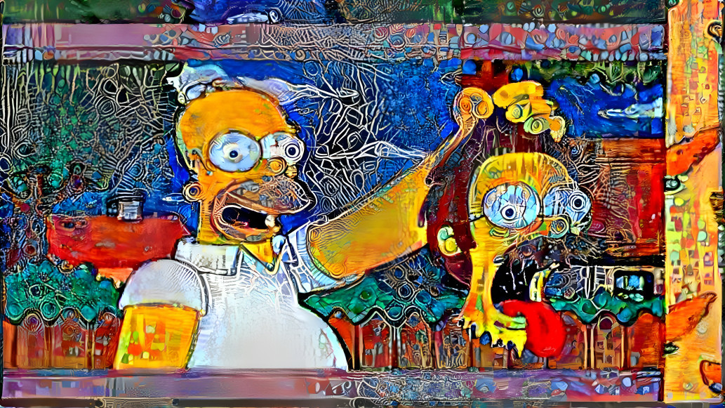 homer Flander's head