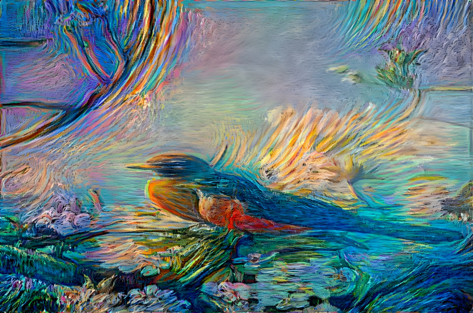 really cool trippy looking birds