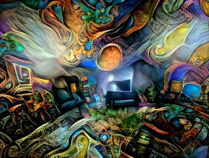 Trippy living room