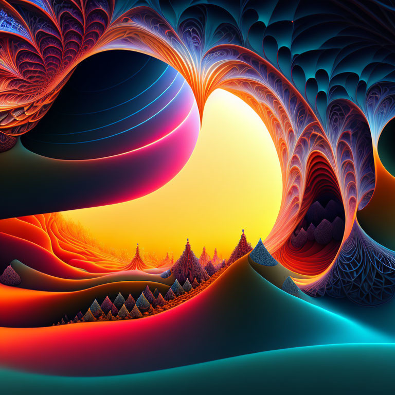  fractal Landscape.