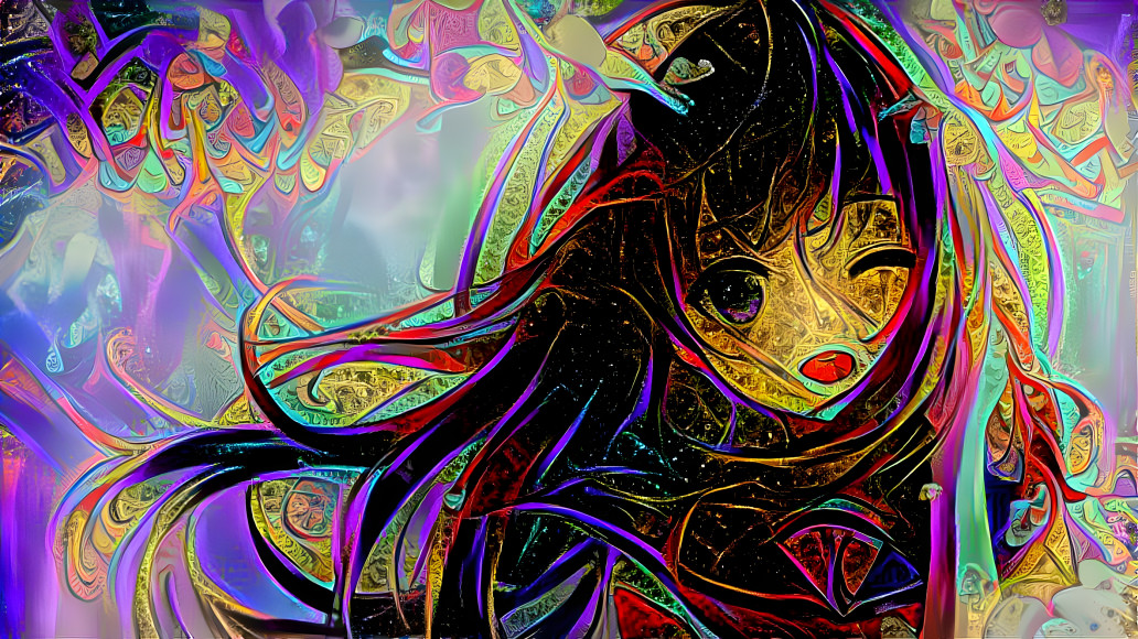 Psychodelic waifu