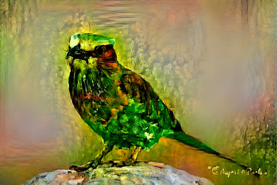 Green bird