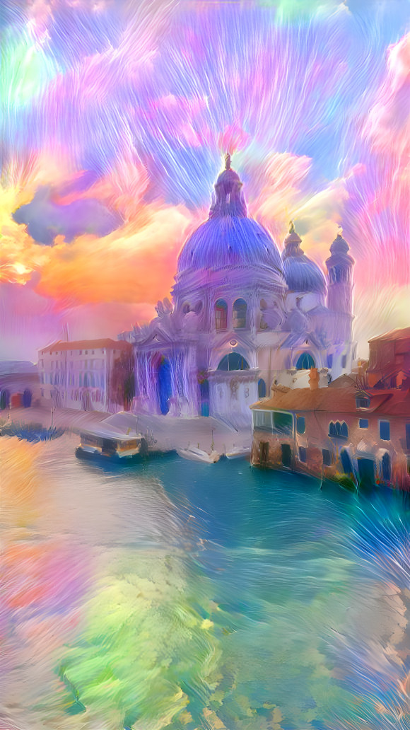 Venise in a strange pyschedelic dream