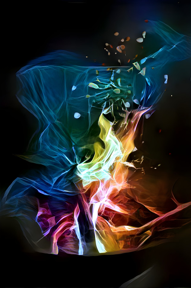 colorful fire