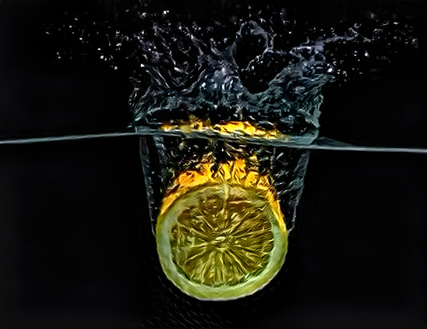 splash of lemon