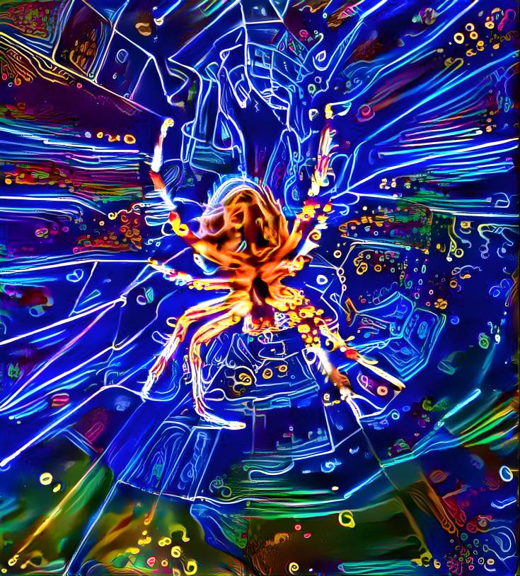 neon spider