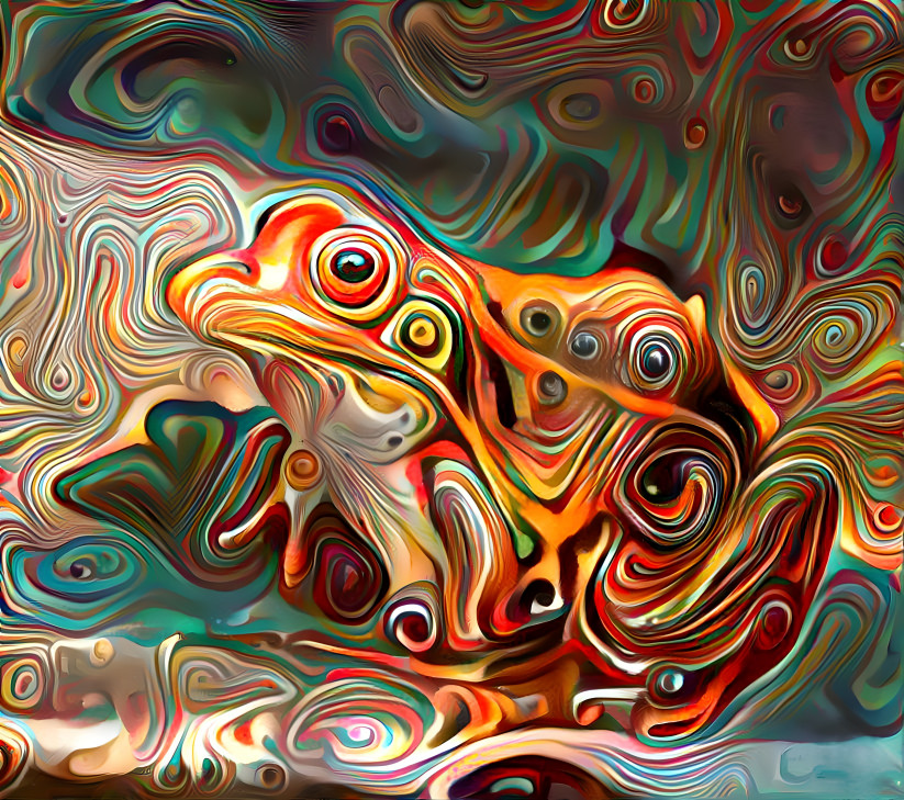 Swirly frog