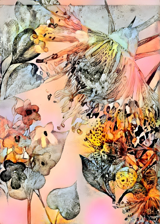 Vintage Floral Abstract