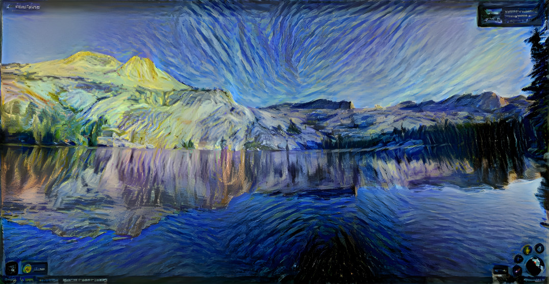 May Lake Starry Night