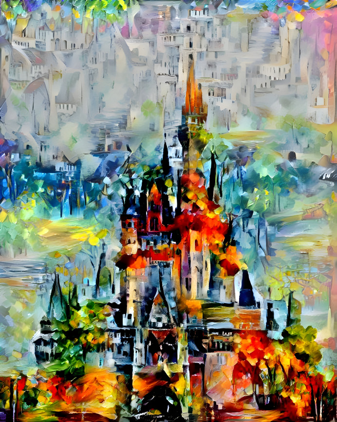 Castle in Oil