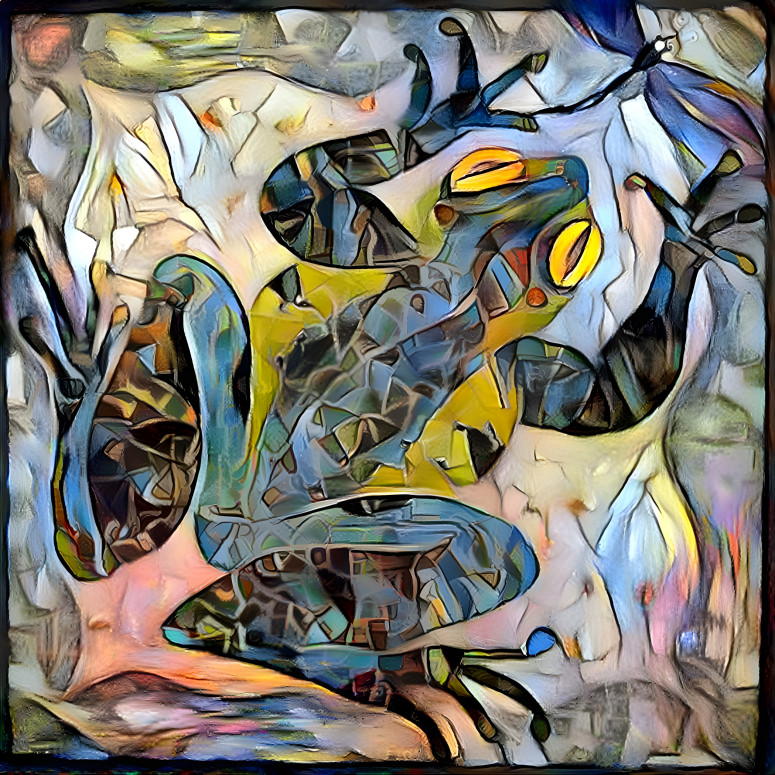 Mosaic Frog