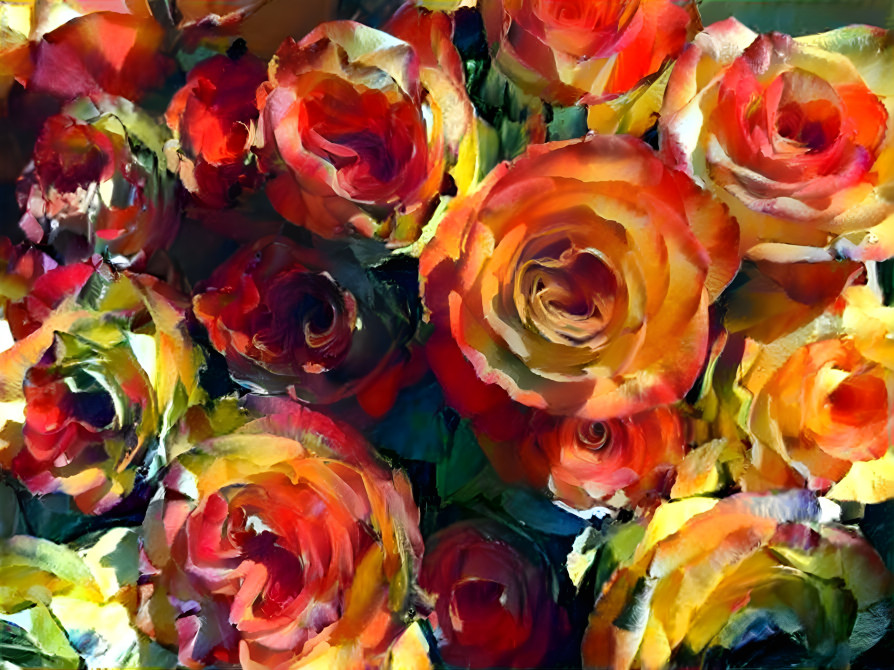 Sunset Roses