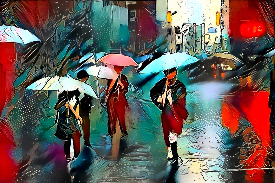 Tokio rain