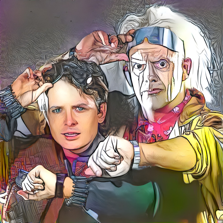 Marty McFly - Doc. Emmett Brown