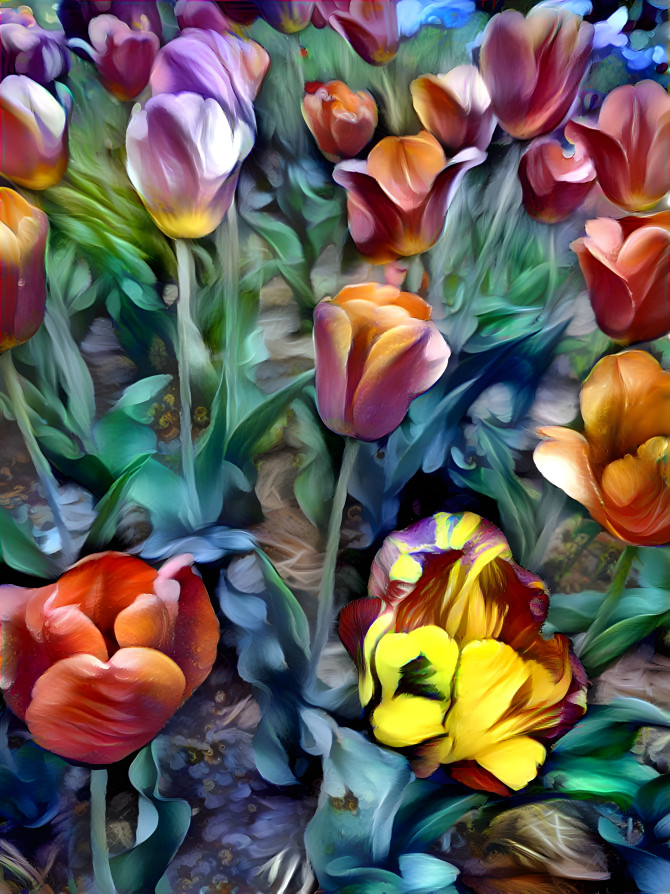 Through the Tulips