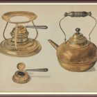 Collection of Vintage Espresso Machines Poster