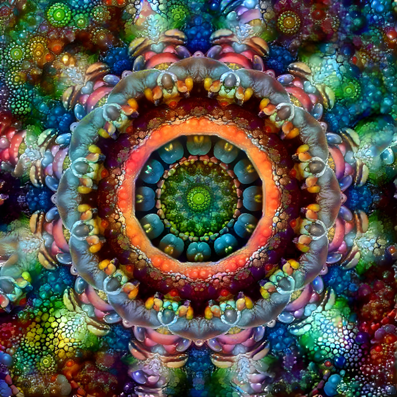 Mushroom mandala