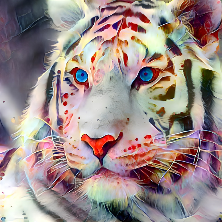 White Tiger Abstracted III