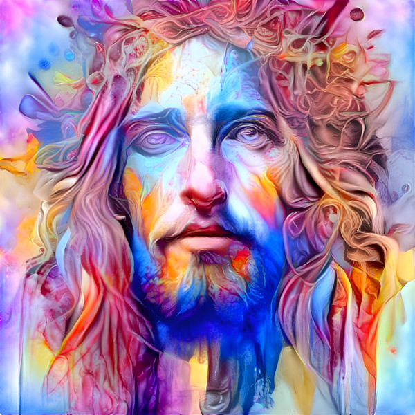 Drowsy Jesus In Colors