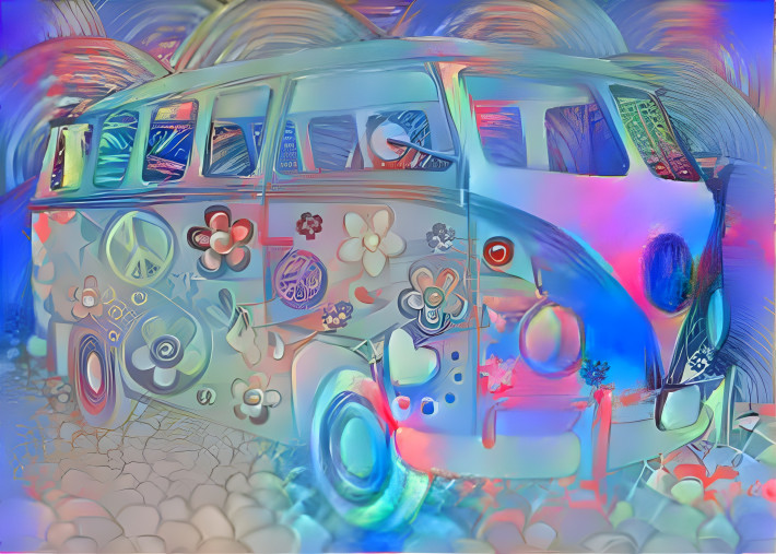 VW Bus Samba Abstracted III