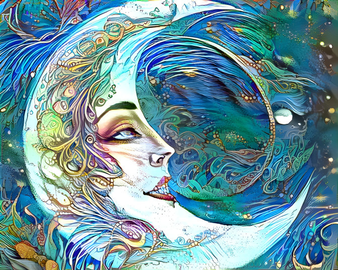 Psychedelic Moon