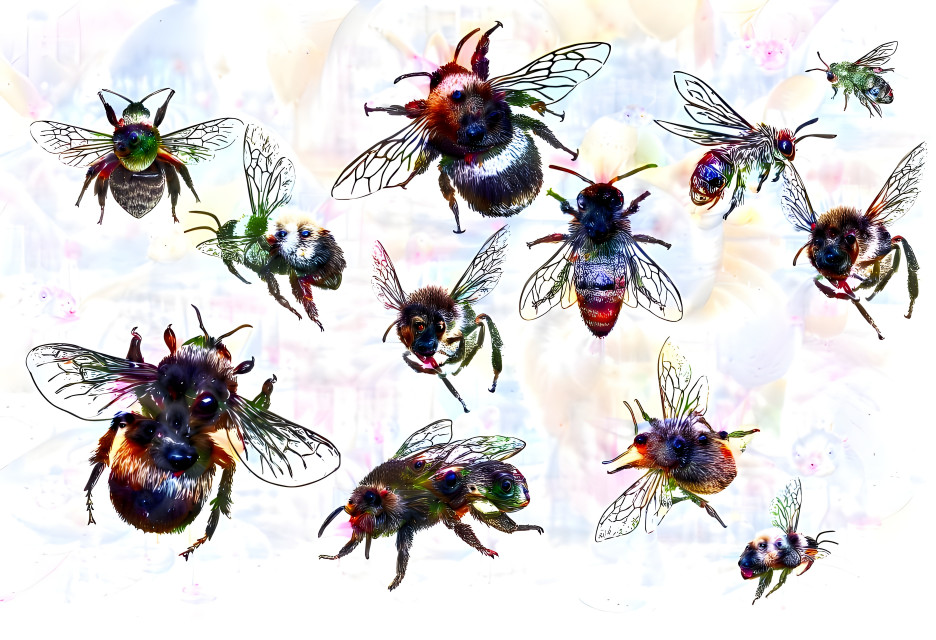 deep dream bees