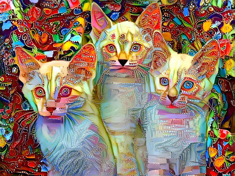 Three cats