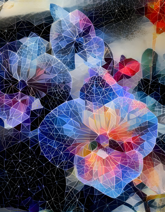 DynStatic Polygonal Space Flowers 