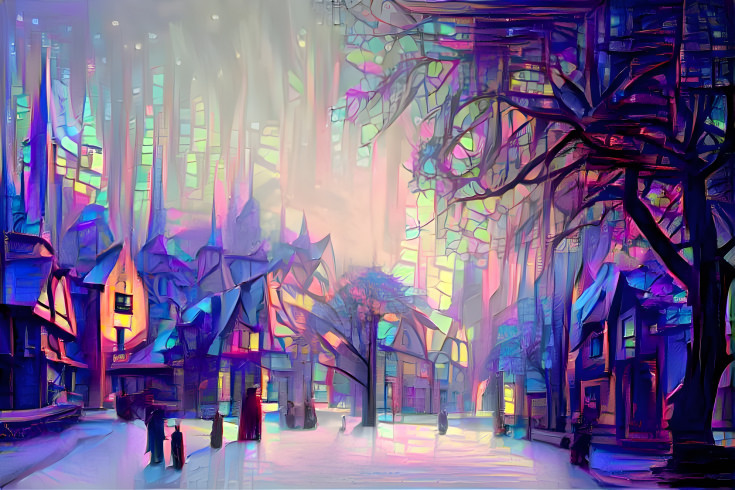 Winter in Gemstone Town