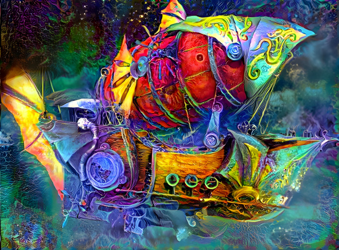 Colourpunk Airship