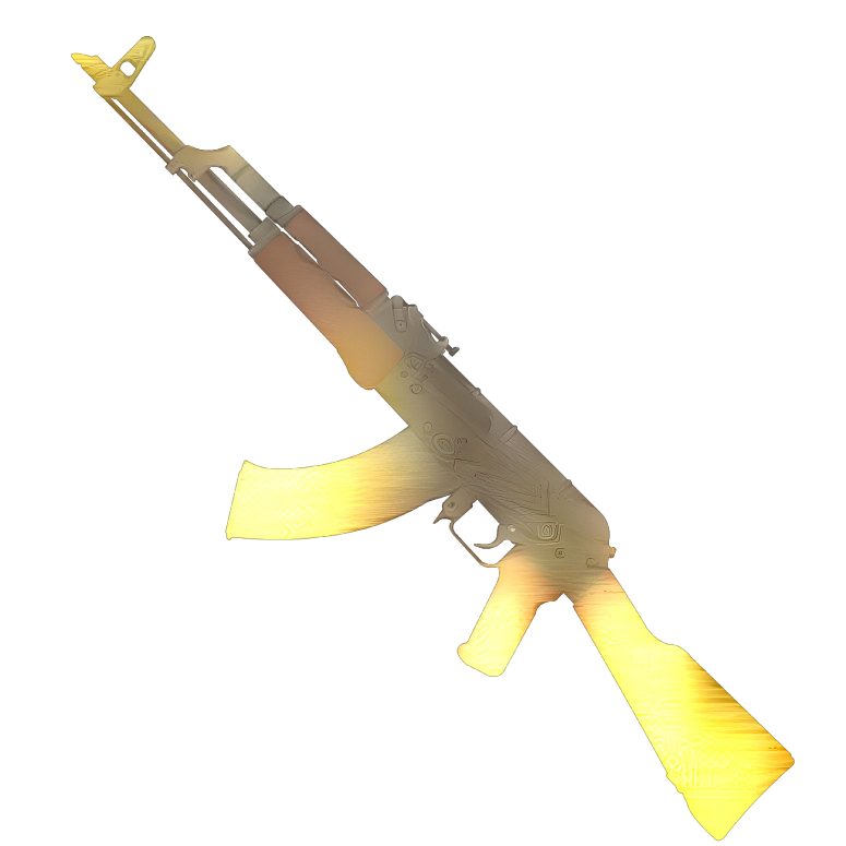 weird gold ak thing