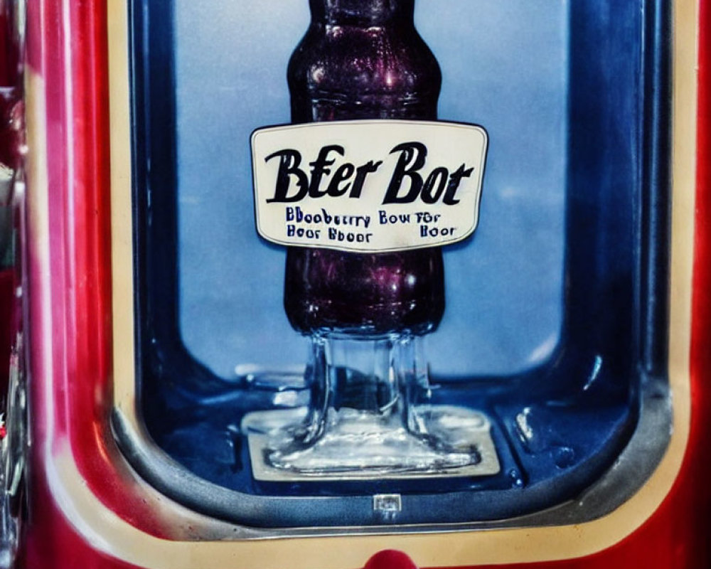 Novelty Beer Tap Dispenser with Inverted Bottle for "Bbooberry Bow Tor B