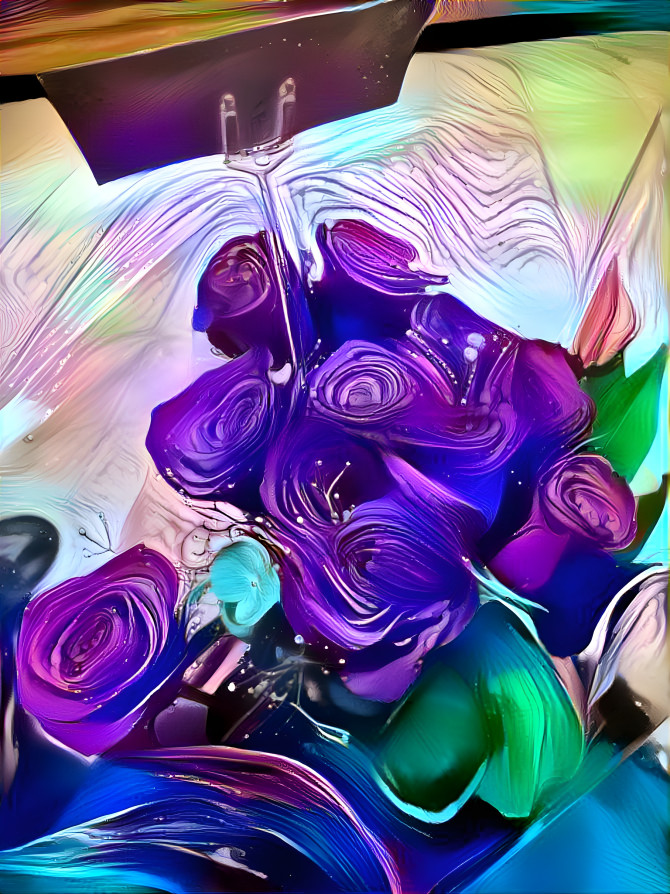 Purple roses