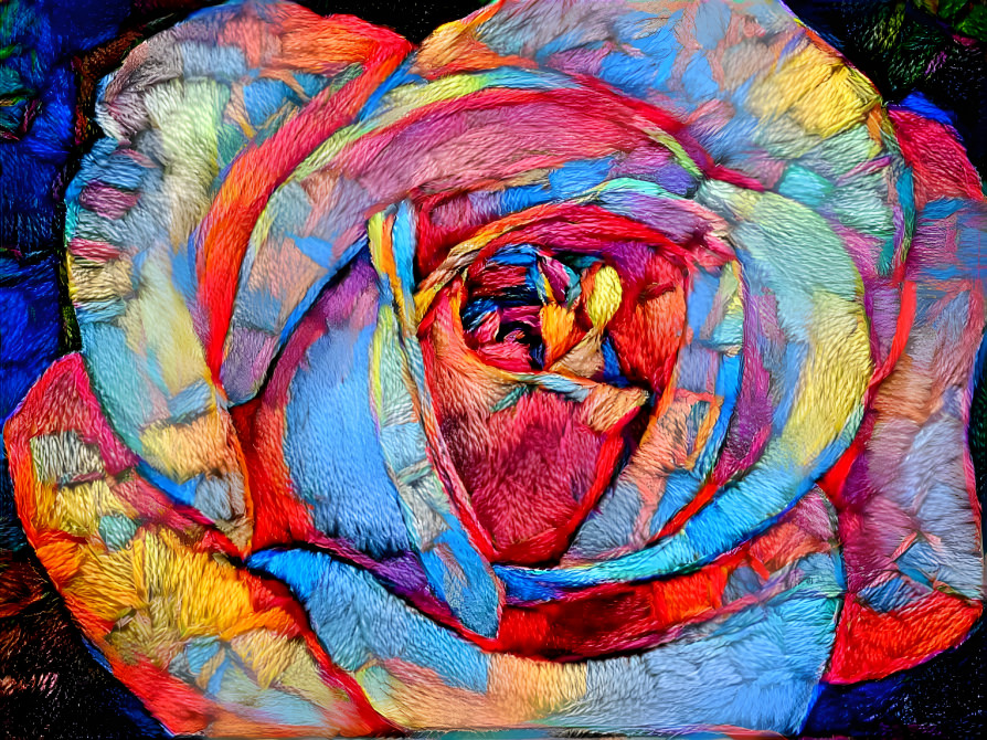 Rainbow Rose