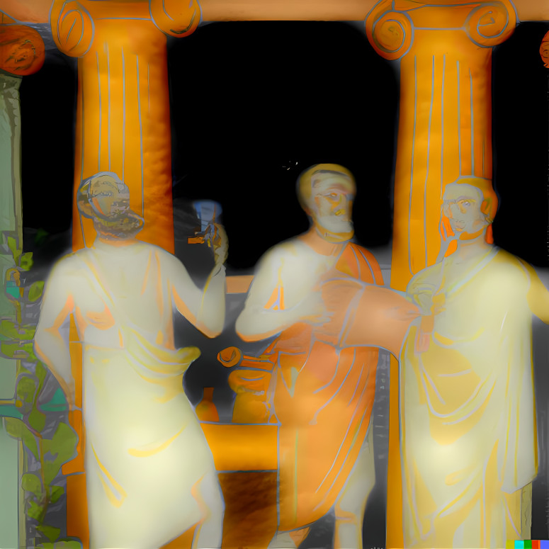 ancient Greek agora party