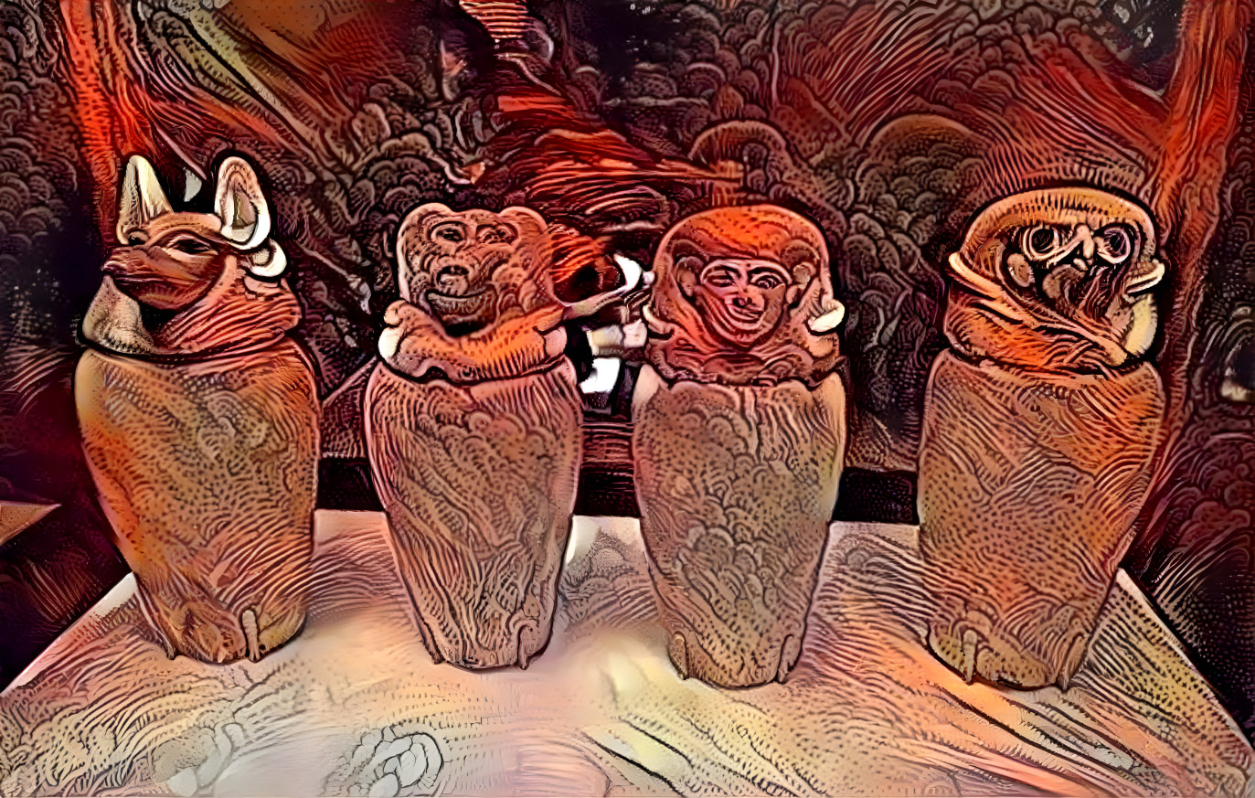 Egyptian Canopic Jars