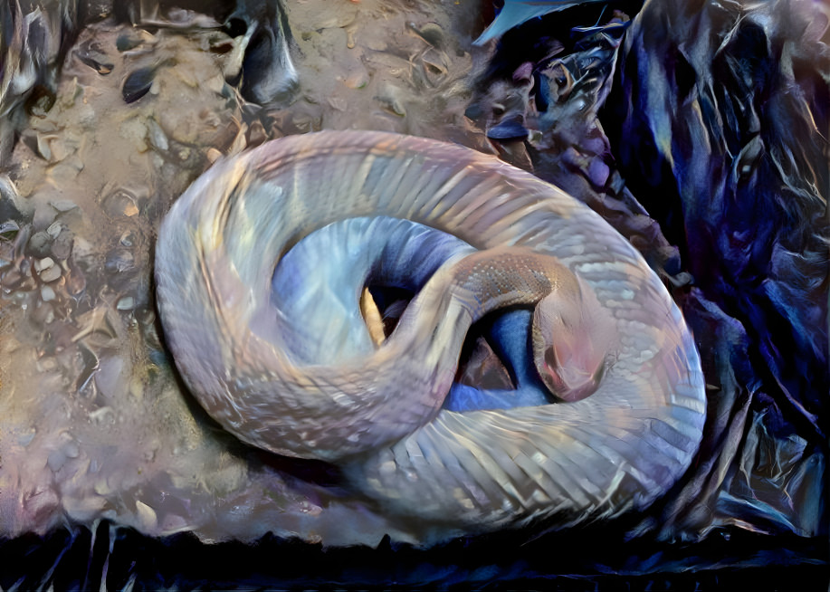 Albino snake