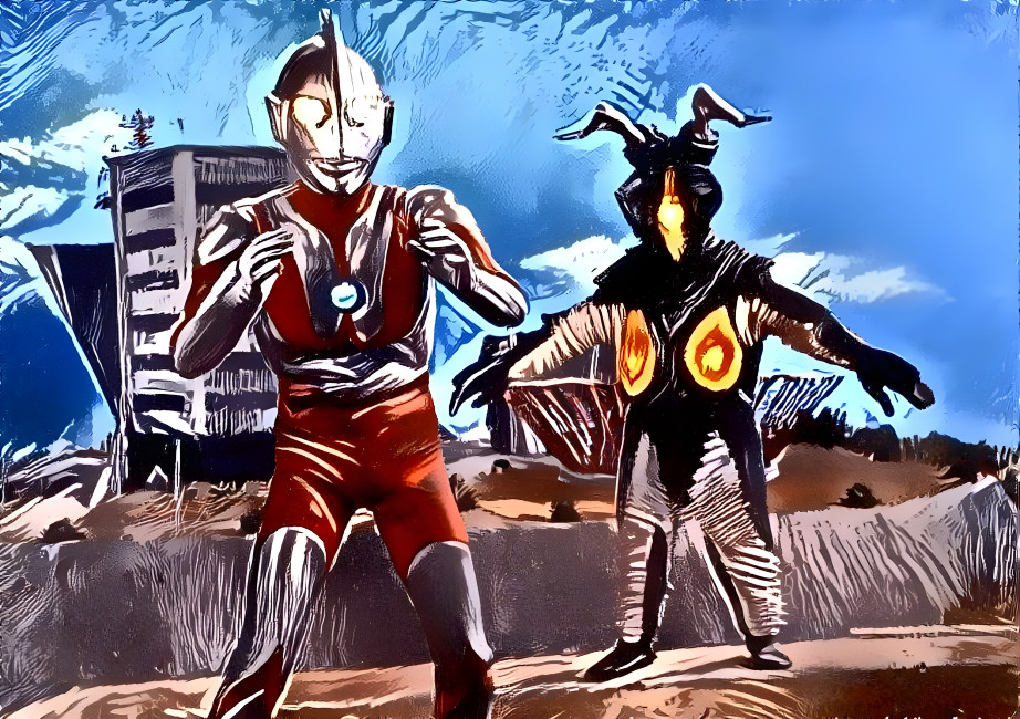 Ultraman and Zetton