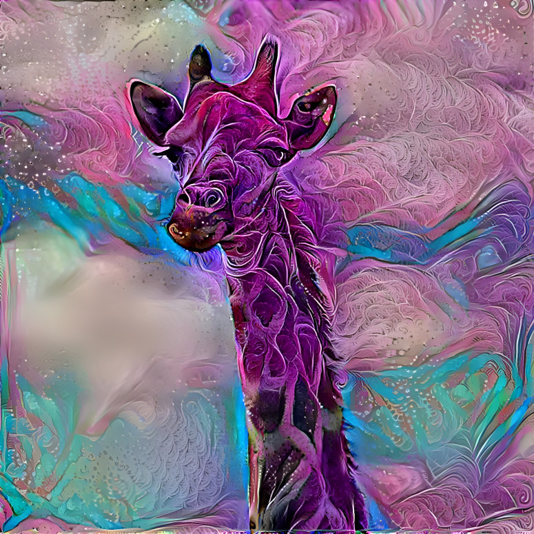 Pink elephan... GIRAFFE