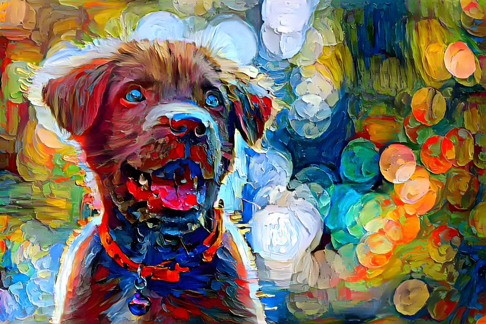 Dog painting