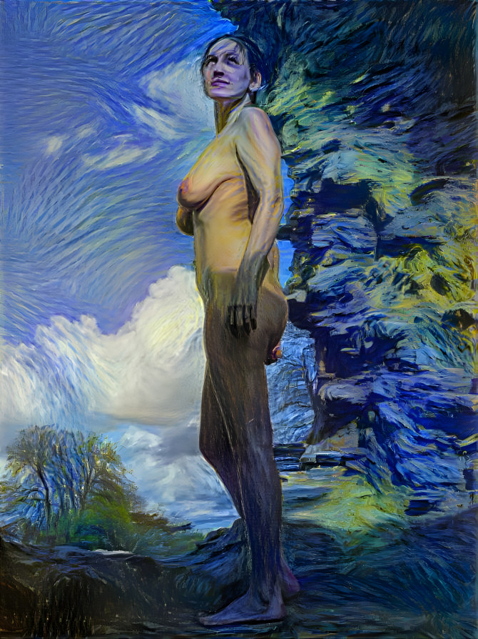 Nude portrait of Ismene 