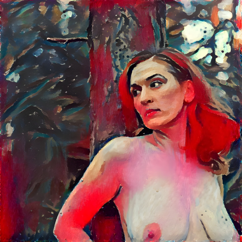 Nude portrait of Ismene